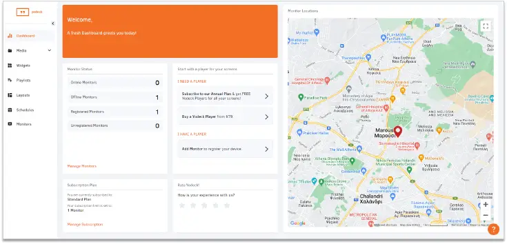 Yodeck Gestión de contenidos digitales